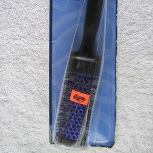 Goody Hot Curling Round Hair Brush 1 1/4" Blue Metal Barrel Curls 1999 Volume